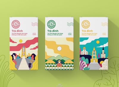 简约清新风格出口茶叶包装设计